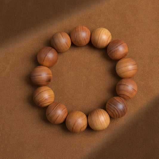 Buddhisoul Phoebe Zhennan Ya Bai Wood Buddhist Prayer Beads Bracelet