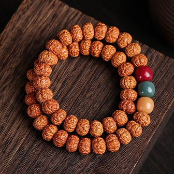 Buddhisoul Rudraksha Beads Bracelet