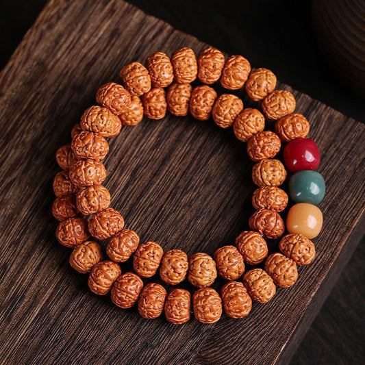 Buddhisoul Rudraksha Beads Bracelet