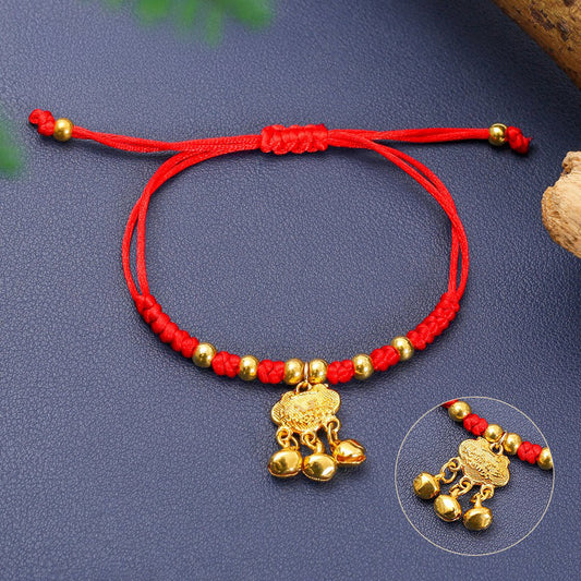 Buddhisoul Handmade Zodiac Year Red String Bracelet