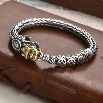BuddhiSoul Pixiu · Copper Coin Bracelet