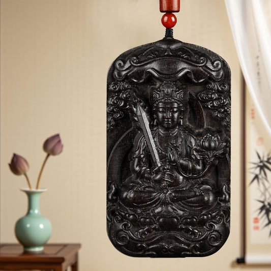 Buddhisoul Natural Agarwood Zodiac Guardian Buddha Pendant