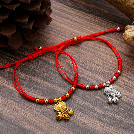 Buddhisoul Handmade Zodiac Year Red String Bracelet