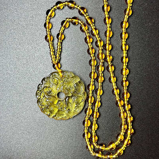 Buddhisoul Pixiu Pendant Necklace – Feng Shui Talisman for Wealth, Luck & Protection